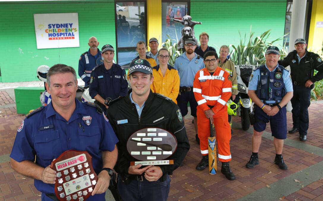 Good cause: Emergency services will go head to head in an annual cricket tournament on January 20. Picture: John Veage 