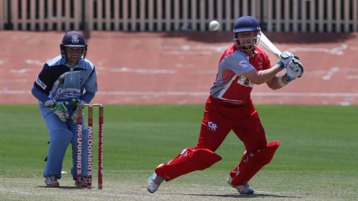 Fireworks: Harry Finch scored 77 off 55 on Sunday for St George. Picture: John Veage