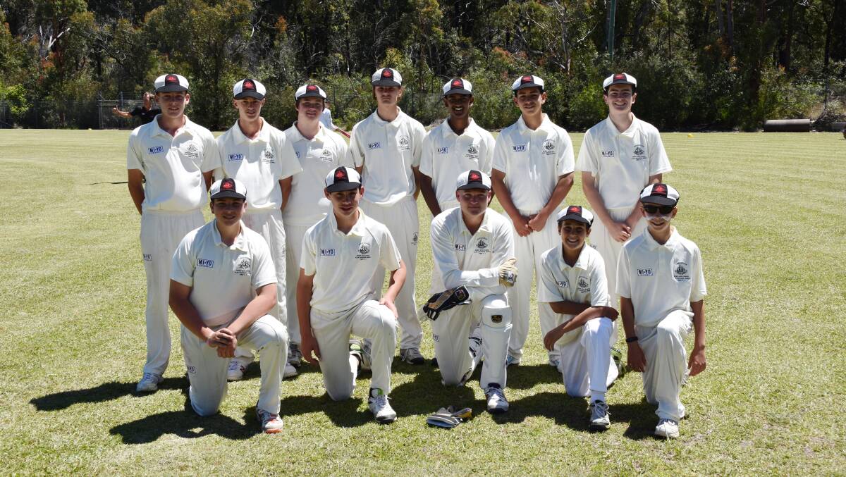 Team: A school cricket team from Endeavour Sports High School. Picture: Supplied