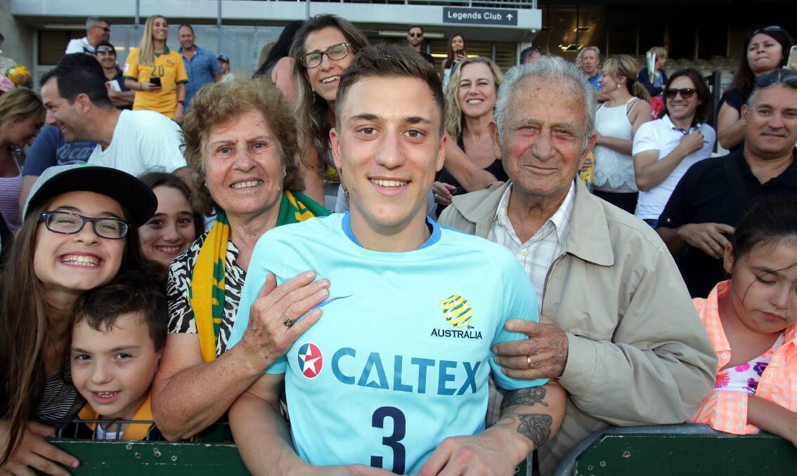 Potential: A new franchise in the area would give players like Alex Gersbach, who played his junior football for Sutherland Shire Football Association, a team to aspire to. Picture: Chris Lane