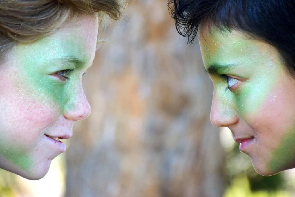 Peter Pan: Shire Christian School has cast two students as Peter Pan, Zac Young and Alexander Lianos. Picture: Supplied