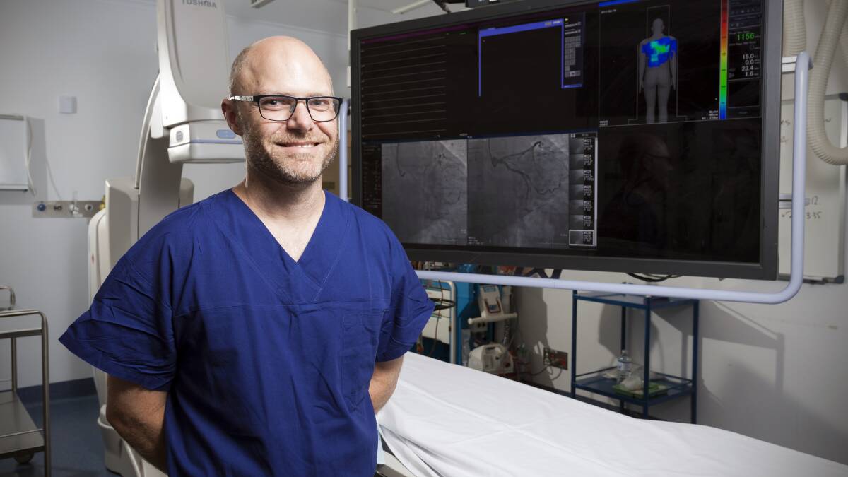Technology: St George Private Hospital director of cardiac services Dr James Weaver. Picture: Supplied
