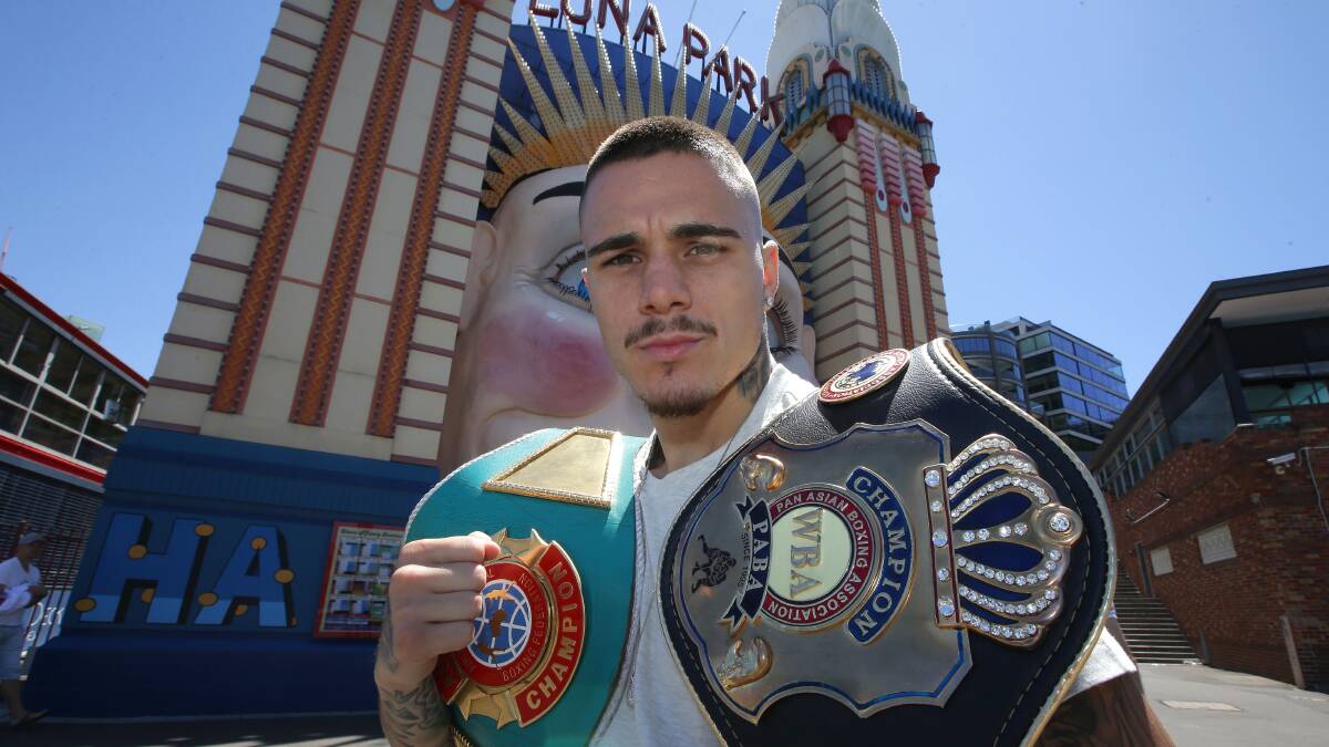 Undefeated: Sylvania boxer George Kambosos Jnr is the best lightweight boxer in Australia. Picture: John Veage