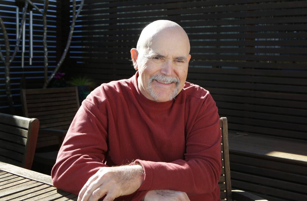 Vision: Loftus resident John Yallop is living with central nervous system lymphoma. Picture: John Veage