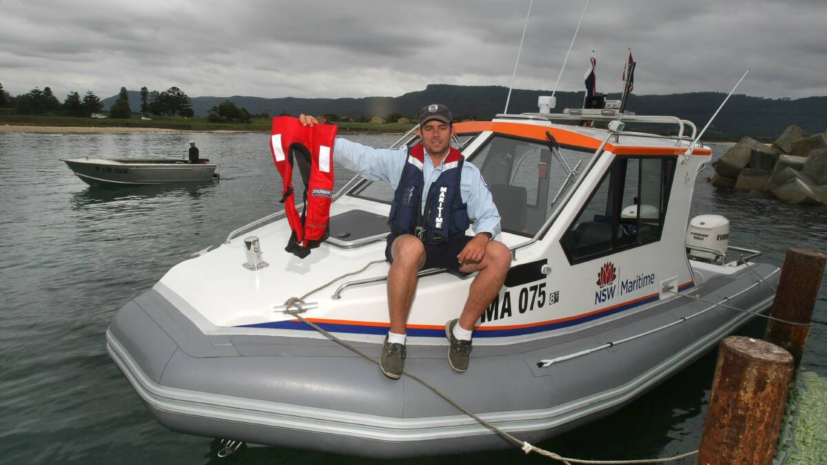 New for old: Boaters can trade their old lifejackets for new ones. Picture: Kirk Gilmour