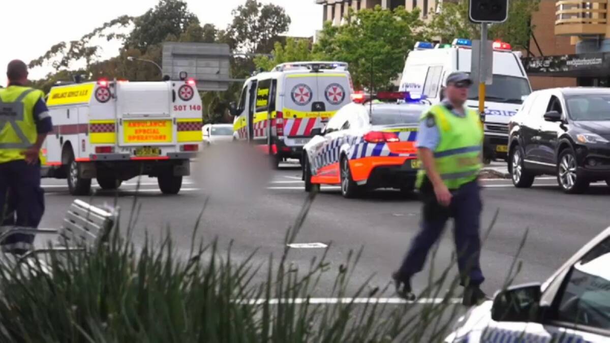 Shock: Residents have questioned why the body of a woman was left on the road hours after her death. Picture: 9 News