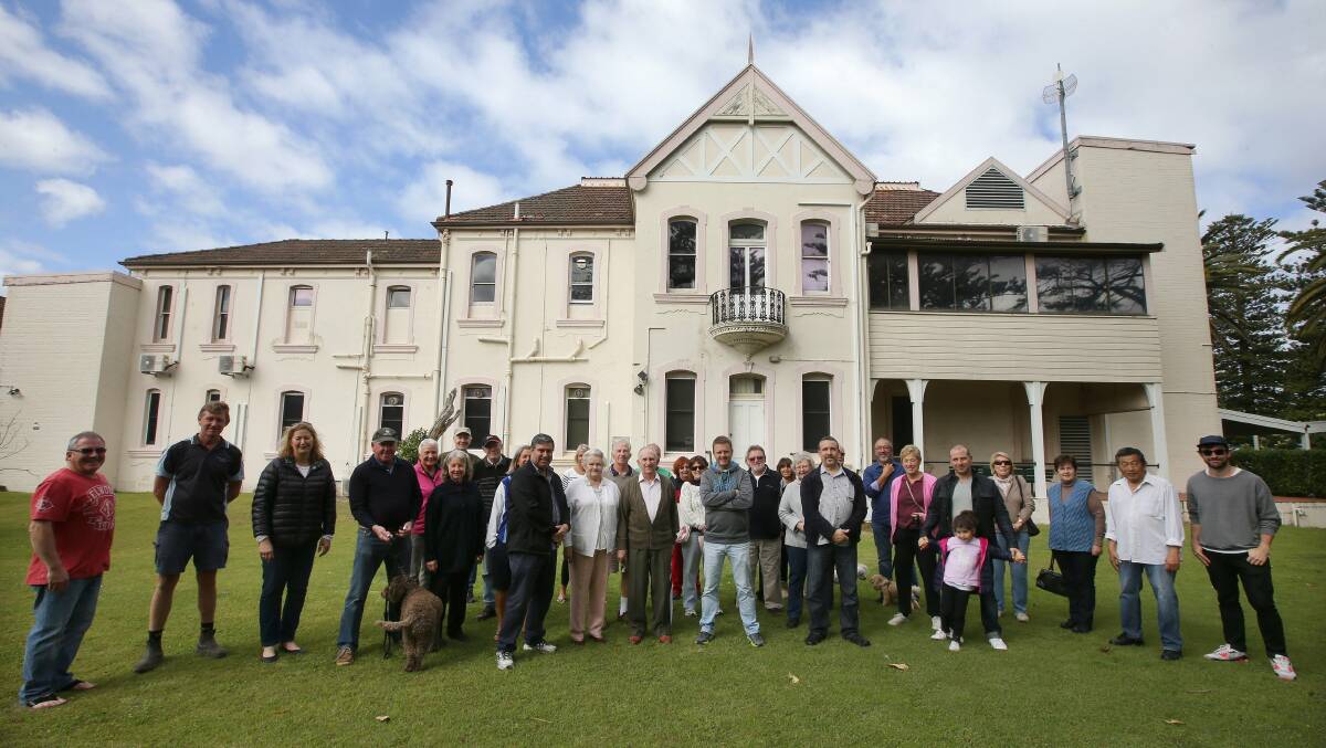 Community support: Residents protest against the sale of Primrose House last year. Picture: Supplied