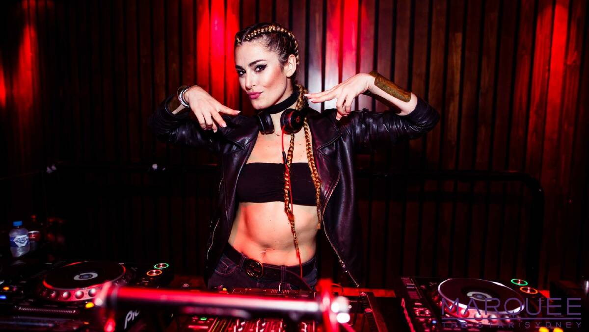 Rising star: Helena Ellis is now a resident DJ at the Marquee. Picture: Supplied.