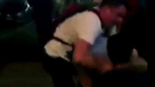 Jailed: Video footage captured a violent brawl in Cronulla in January. Picture: Seven News
