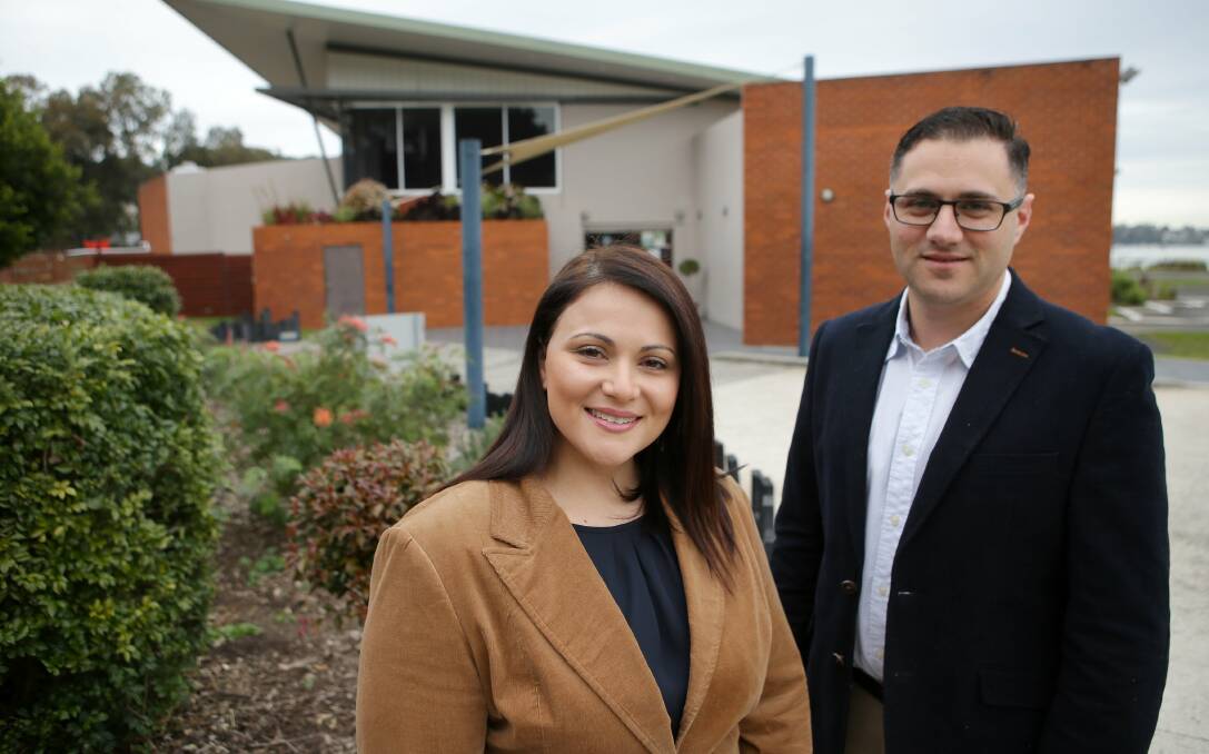 Change: Diana Valsamis and George Christodoulou from Venus Reception Centre which is the new leaseholder at the former Club Blakehurst site.