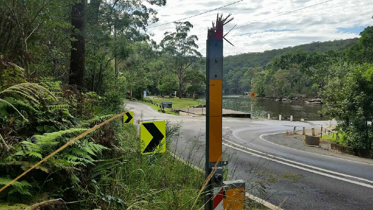 Drivers ignore warnings not to cross flood waters at Audley Weir. Pictures: Sutherland Shire SES