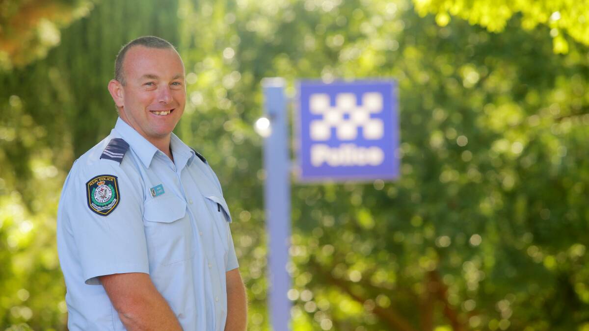 Community leader: Sutherland police Senior Constable Dave Hayes has been named as a finalist in the NSW Rotary Police Office of the Year Awards. Picture: Chris Lane