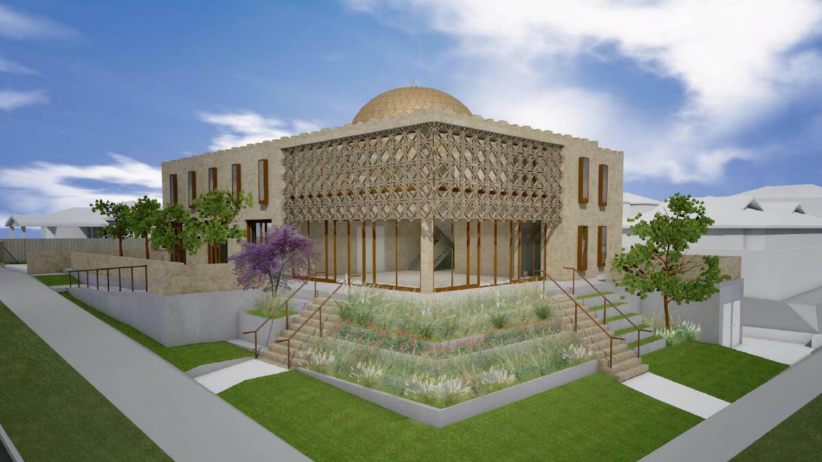 Controversial: An artist impression of the proposed mosque in South Hurstville. Picture: Supplied