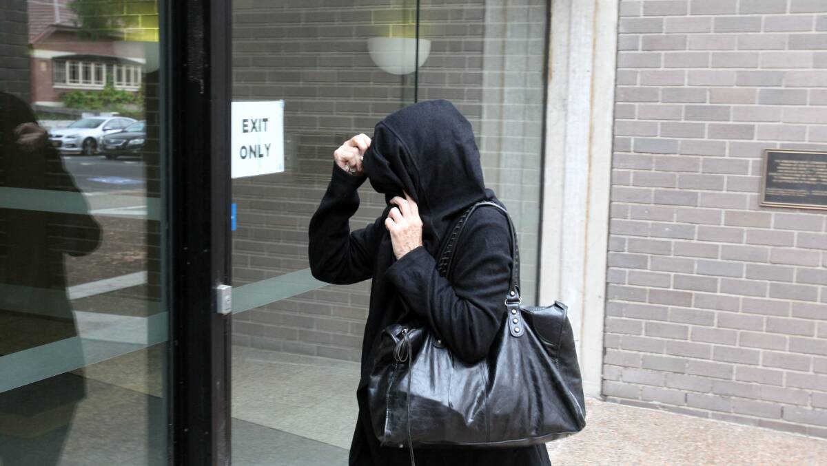 Guilty: Deborah Levy arrives at Sutherland Local Court in March. Picture: Chris Lane