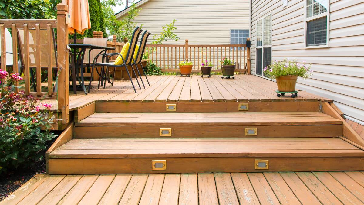 Deck the yard: A deck is the perfect place to entertain outdoors, but it is important to seek professional advice when it comes to installing decking.