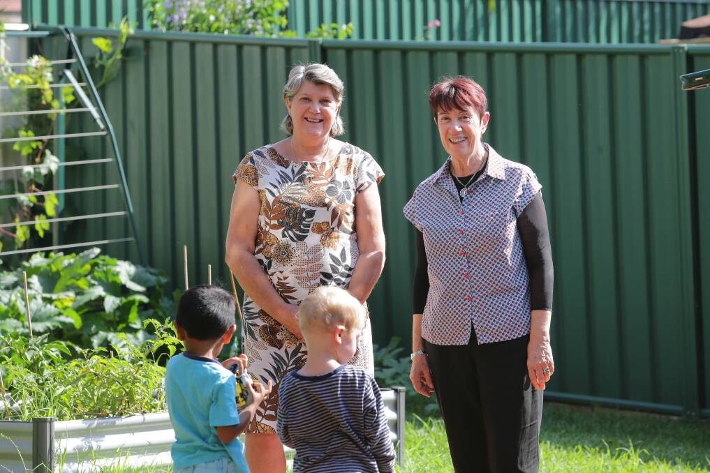 Community care: Crossroads volunteer, Noeline Smith, and co-ordinator, Christine Bird, support Sutherland Shire families escaping domestic violence - a growing occurrence in the region. Picture: John Veage