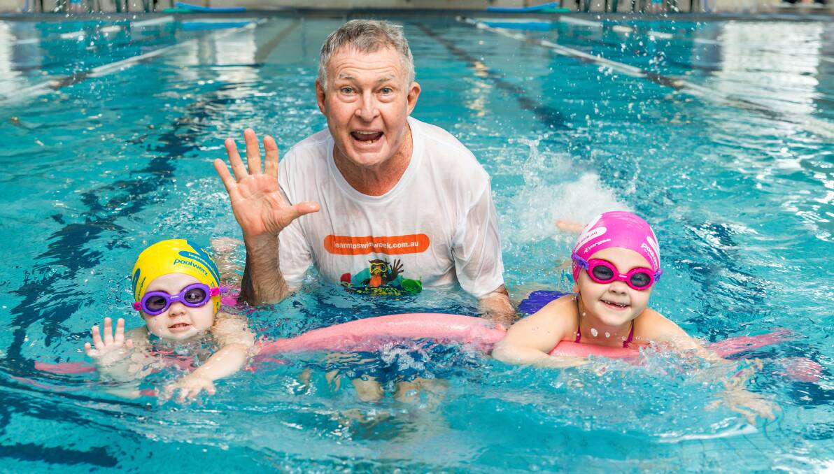 Swim safe: Ambassador of Learn to Swim Week, Olympic swim coach, Laurie Lawrence.
