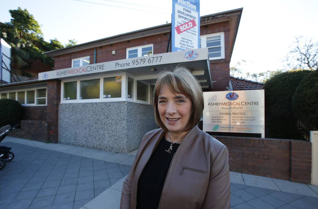 Medical move: Ashby Medical Centre practice manager Lisa Kastrounis in front of the old building that provided a health service to the Penshurst community for 80 years. Picture: John Veage