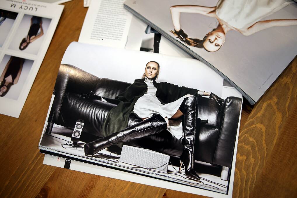 Glossy exposure: Chaddie's designs have been featured in international fashion magazines. Picture: John Veage