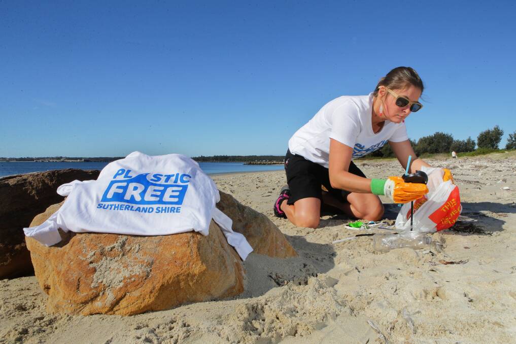 Sand to sea: The clean-up hopes to attract volunteers who will be encouraged to recycle plastics and give them a second lease on life. Picture: John Veage