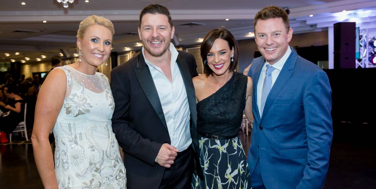 Star support: Guests at the Sylvania fundraiser included Katie Potocki, Manu Fieldel from My Kitchen Rules, Channel 10 news presenter Natarsha Belling and 2GB radio presenter Ben Fordham. Picture: Sophie Brown