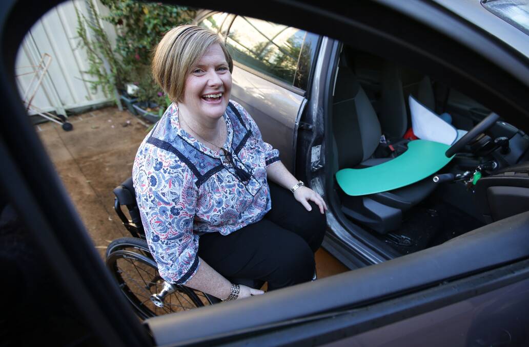 Living life: Caringbah paraplegic Rachael Presdee hopes Australians will support a worthy cause by raising money for spinal cord research. Picture: John Veage