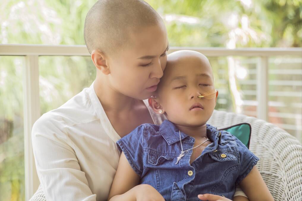  Marilee Mai with her daughter, Milan, who is battling a life threatening condition.