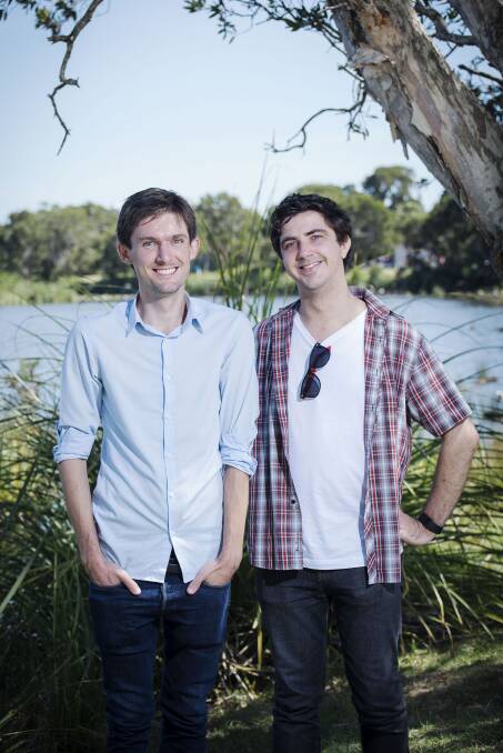Finalists: Nick Baker and Tristan Klein are Tropfest finalists this year.