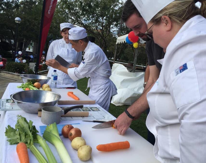 Cooking up a storm: A Taste of the Shire 2016 was a success at Sutherland on the weekend.