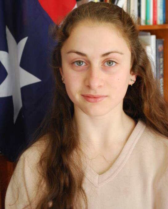 Participant: Year 9 student of St George Girls High School, Talia Quartullo joins her peers at 2016 Junior Youth Parliament.