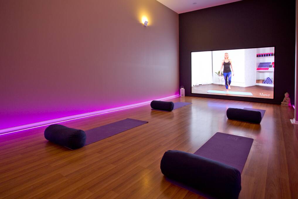 Exercise hub: Rooms are designed as virtual spaces.