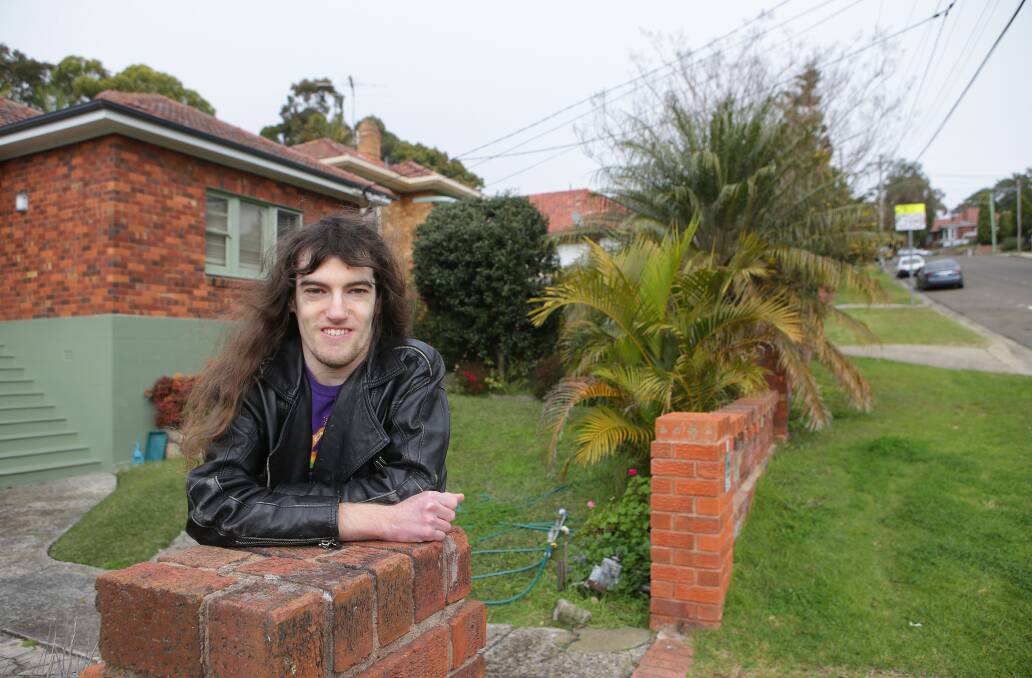 No place like home: Cameron Hons enjoys suburban life at Bardwell Park. Picture: John Veage