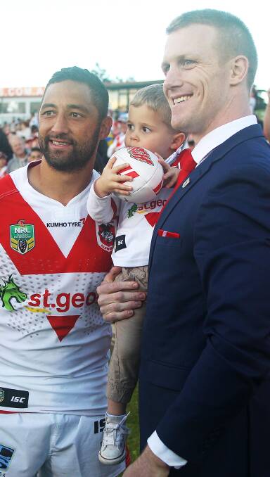 Gone: Benji Marshall (left) and former captain Ben Creagh have left the club, along with recruitment manager David Warwick. Picture: Matt Blyth/Getty Images