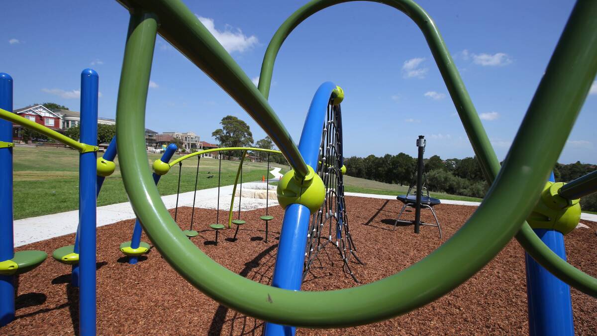 Upgrade: Silver Jubilee Park playground has reopened in time for holidays. Picture: John Veage