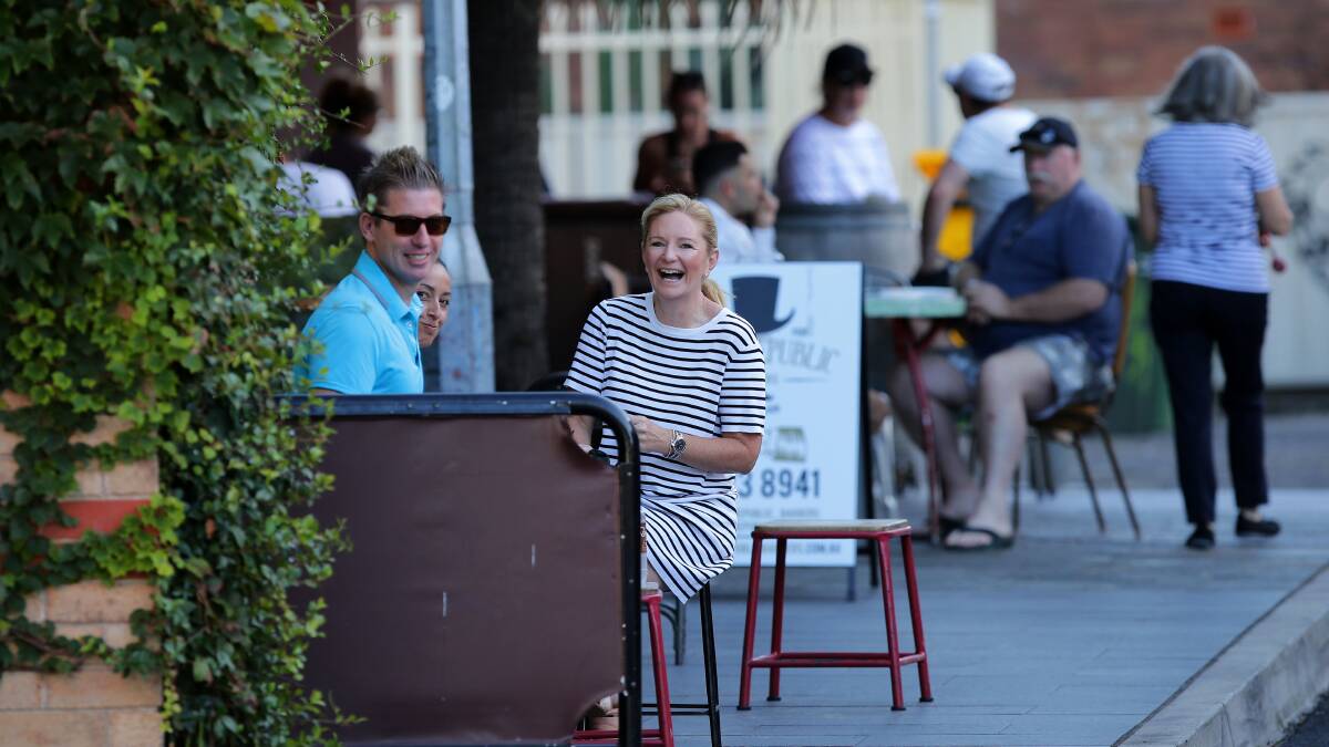 Cafe society: Coffee drinkers will be happy to hear that Sutherland Shire Council is conducting a six-month trial standardising opening hours for all Cronulla coffee shops. Picture: John Veage
