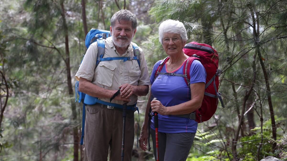 Soul-changing: Engadine grandparents Jerard and Enda Barry will walk more than 700km on the Camino through France to raise money for Vinnies. Picture: John Veage
