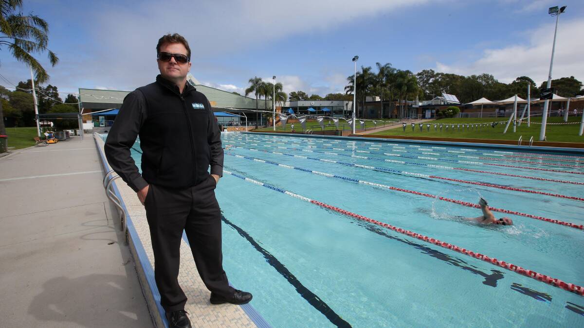 Temperature's falling: With Sutherland Council's gas bill going up 220 per cent, leisure centres' manager Greg Crawford is facing a number of strategies to deal with the price hike.Picture: John Veage