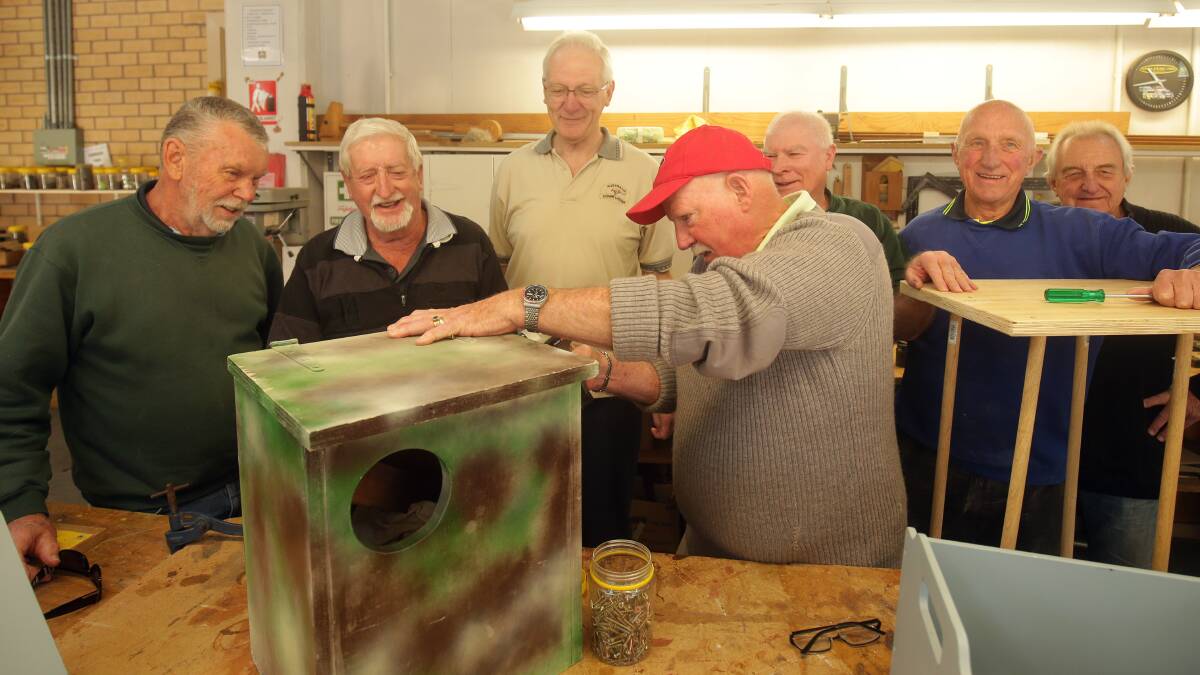 A place to call home:The members of Mortdale Men's Shed, currently at Riverwood, have been given a new home at Mortdale. Picture: Chris Lane