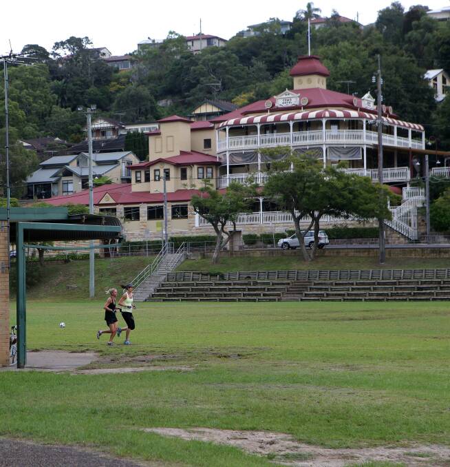 Low-lying site: The clubhouse and oval are opposite the historic Como Hotel. Picture: John Veage