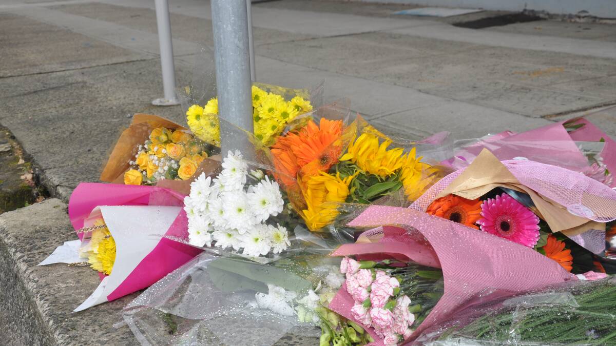 Floral tributes at deadly Caringbah crossing