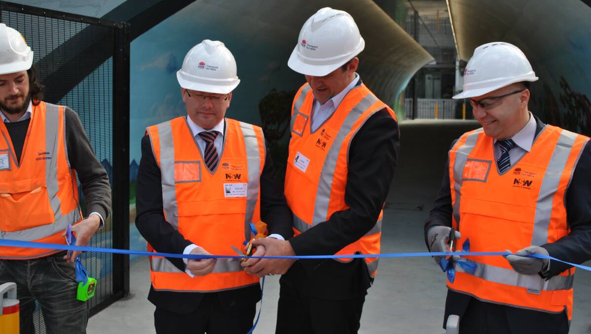 New link: Official opening of the Arncliffe pedestrian underpass. Picture: supplied