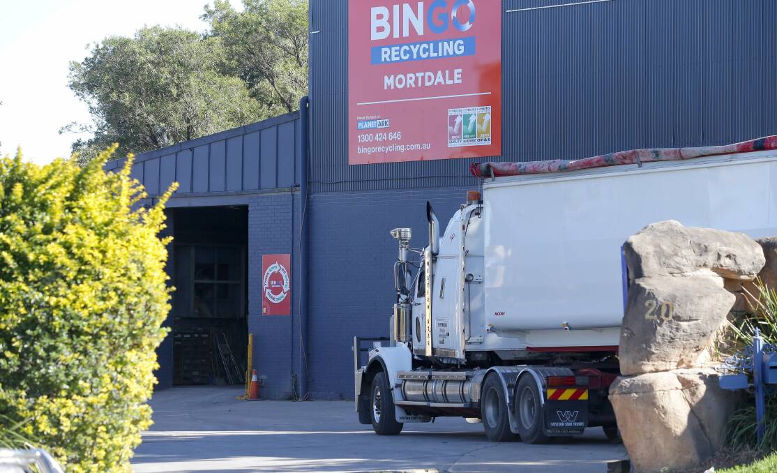 Expansion plan: The number of heavy vehicles travelling to and from the Mortdale waste centre would double under the proposal. Picture: John Veage