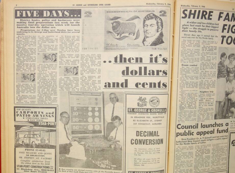 Remember when: The Leader counts down the introduction of decimal currency 50 years ago.
