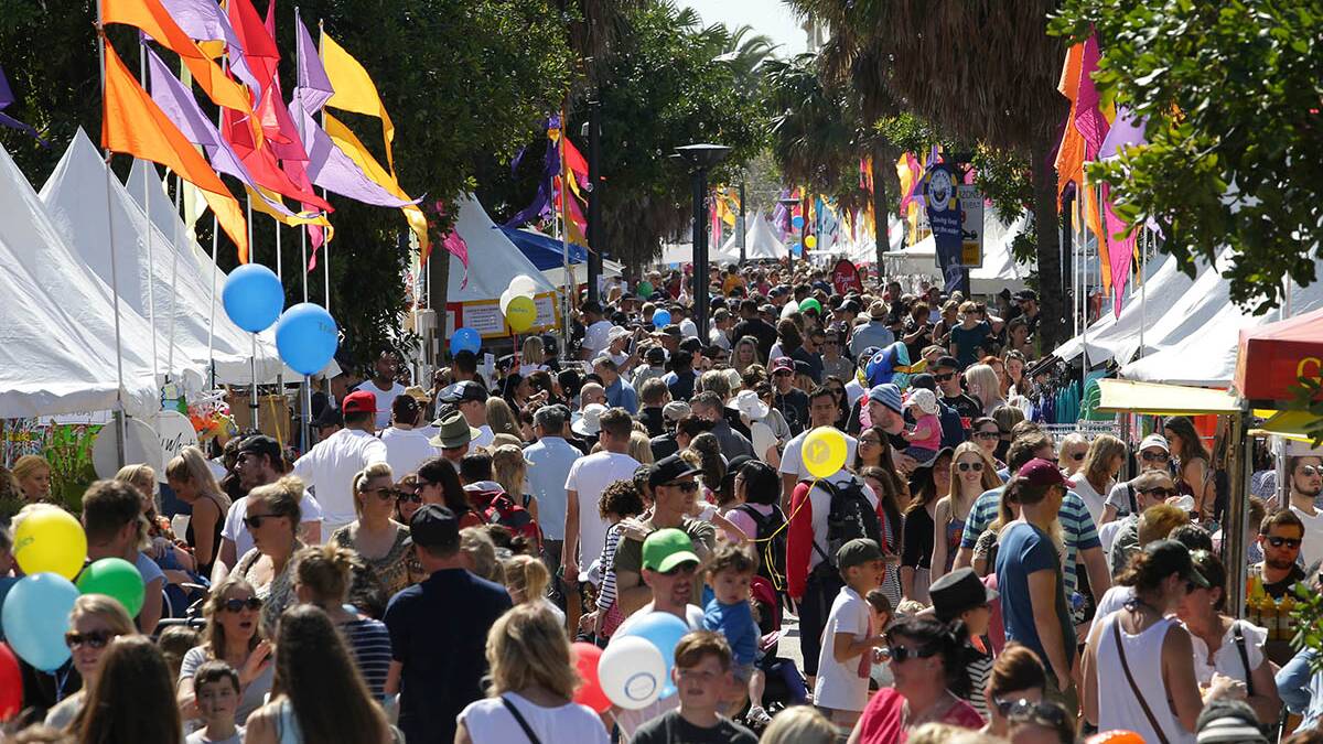 An estimated 30,000 visitors attended the spring fair in 2016. Picture: John Veage