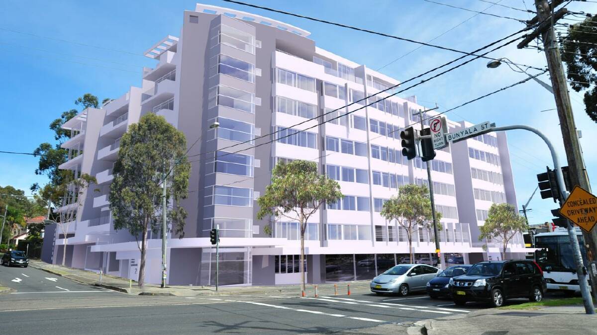 Large increases were recorded for land suitable for mixed use development combining commercial and residential (apartments), such as this proposed project at Blakehurst.