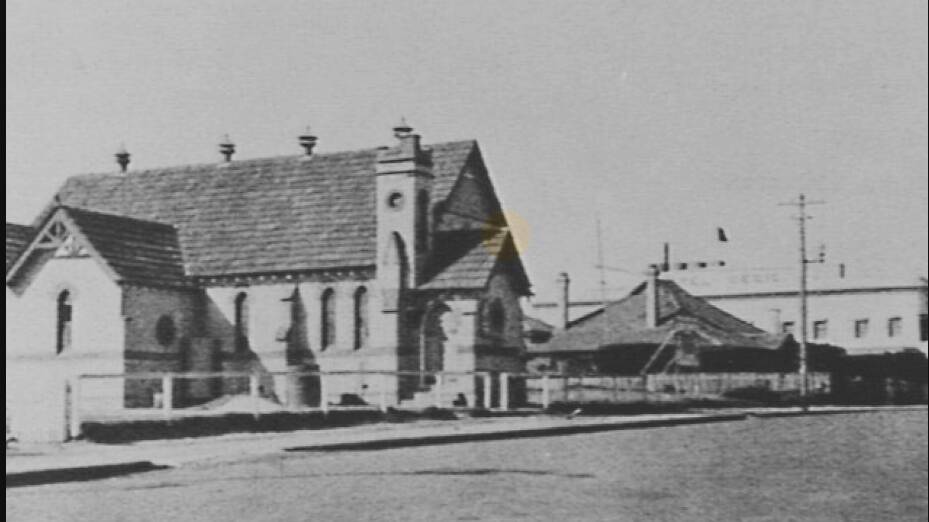 The Methodist church in Surf Road, Cronulla, opposite the arts theatre, was erected about 1908. Picture Sutherland Shire Libraries