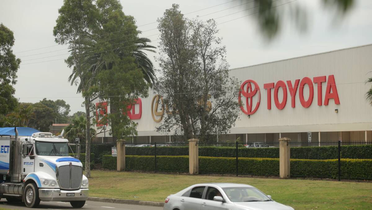 Prime site: There is speculation Toyota has been talking to prospective buyers about  rezoning for residential. Picture: Chris Lane 