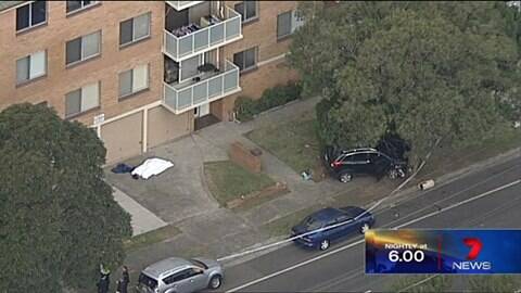 Fatal accident: The accident scene. Picture: Channel 7 News