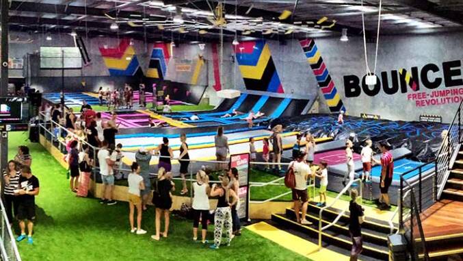A Bounce trampoline centre similar to what is proposed for Caringbah. Picture Bounce website