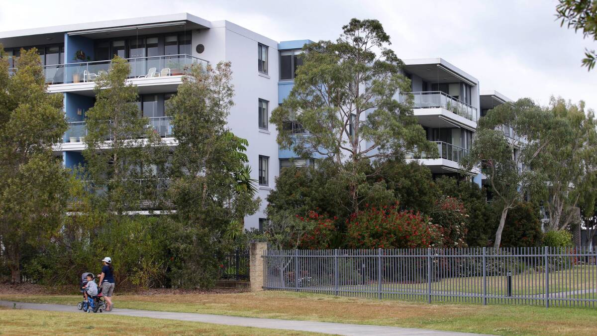 By the bay: Five more four-storey blocks of retirement units will be built next to the existing retirement village on the edge of Woolooware Bay at Taren Point if the development application is approved. Picture: John Veage